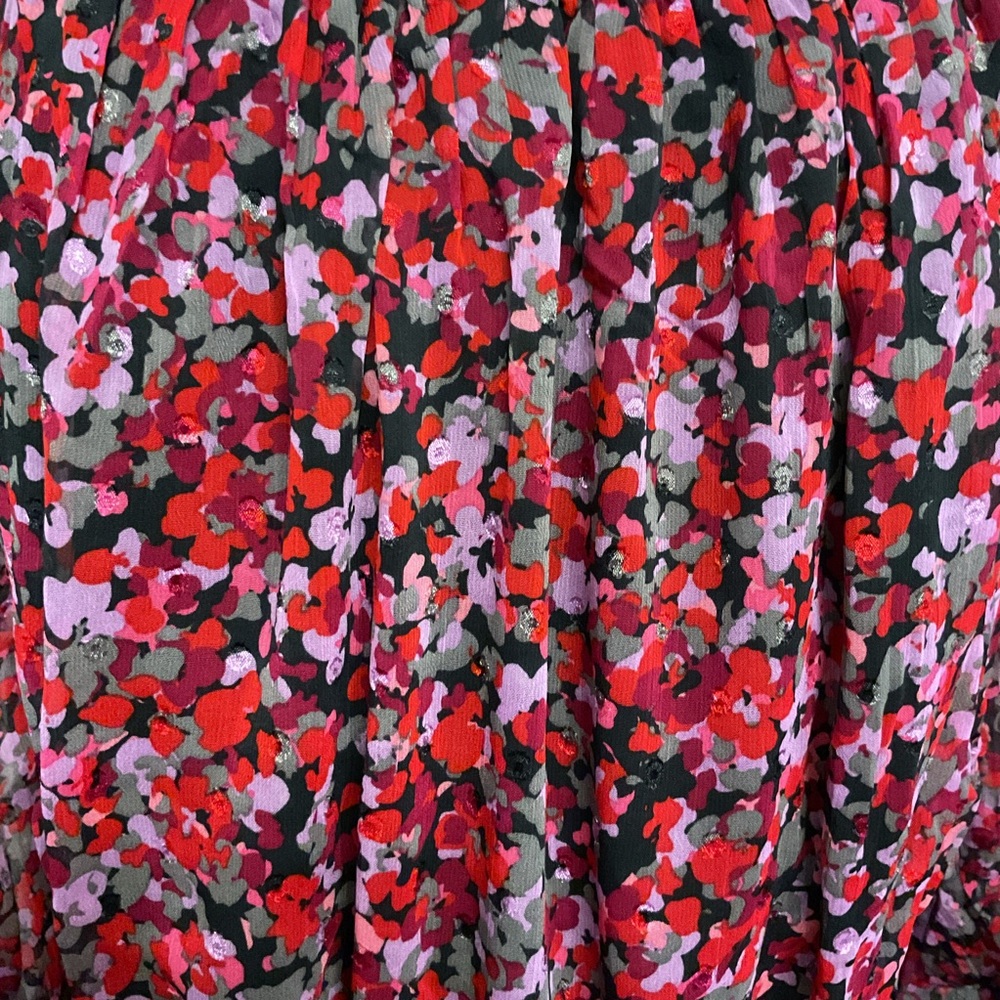 Moody Abstract Printed Dress - Picture 8 of 9